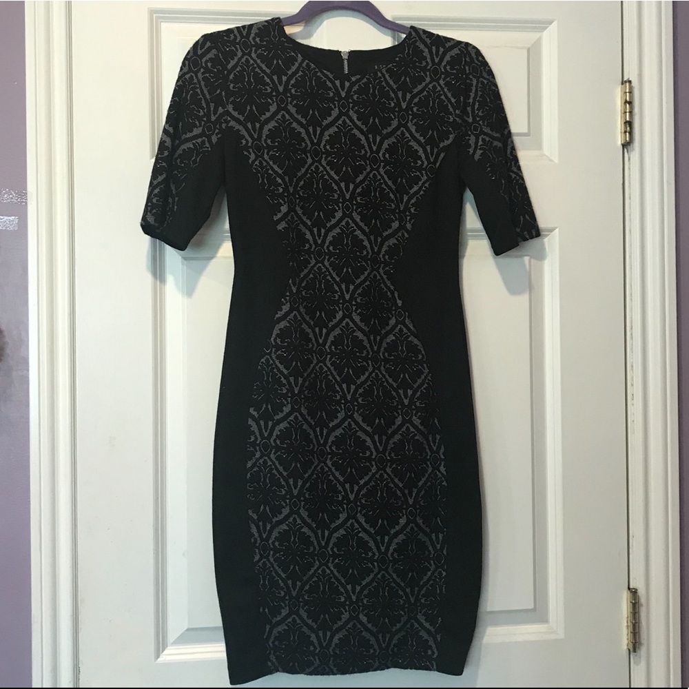 B Smart Illusion Lace Bodycon Dress